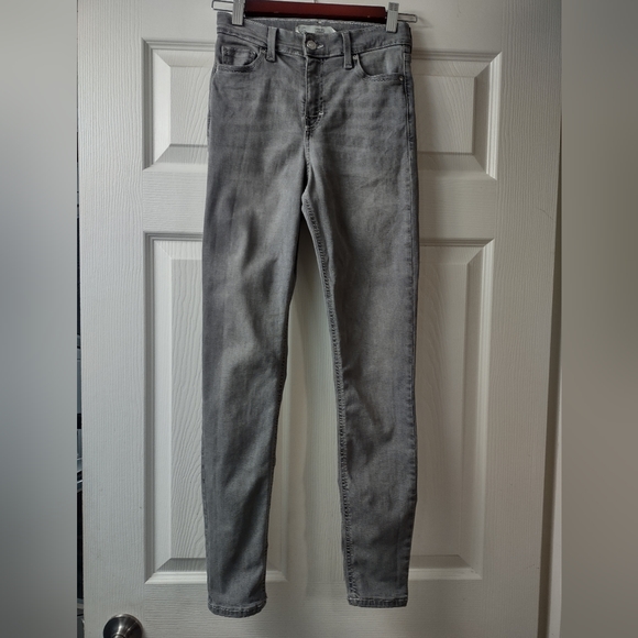 Women's Topshop Moto Gray skinny Jeans Size 24" waist - Picture 1 of 5
